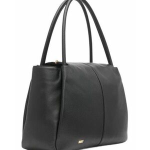 DKNY Sabina Black Leather Tote